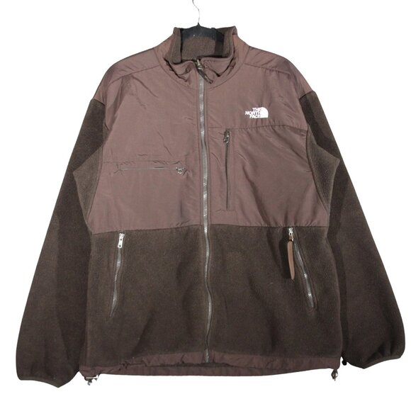 The North Face Men’s XL Denali Jacket – Brown Polartec Fleece Full Zip Retro - Picture 1 of 6
